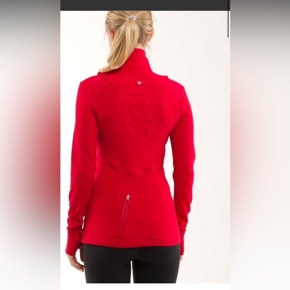 Lululemon Run Your Heart Out Pullover Size 6 Color Currant - Picture 2 of 13